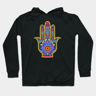 Hamsa Hand Good Luck Symbol Hoodie